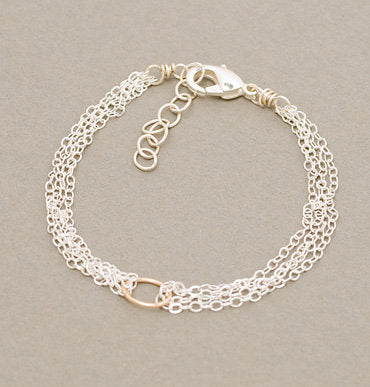 Armitage Simple Cable and Link Bracelet