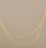 Armitage Two Strand Three Link Necklace