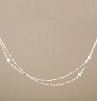 Armitage Two Strand Three Pearl Necklace