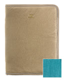 Quincy iPad Case, Gold + Aqua