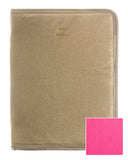 Quincy iPad Case, Gold + Fuchsia