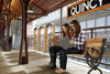 Quincy iPad Case, Gray + Canary