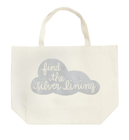 Kinzie Big Silver Cloud Tote