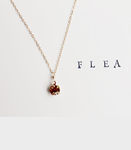 FLEA Vintage Swaroski Drop Necklace