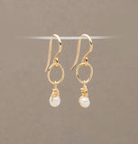 Armitage Simple Link with Pearl Drop Earrings