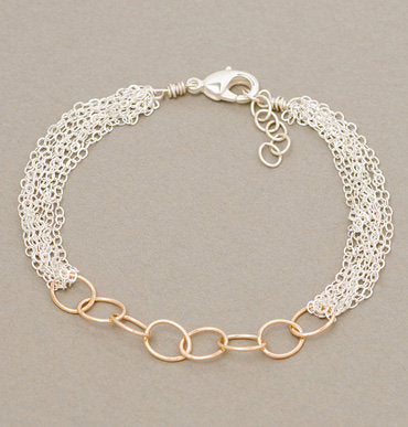 Armitage Thick Cable Bracelet with Links