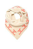 Belmont Square Scarf, Khaki + Poppy